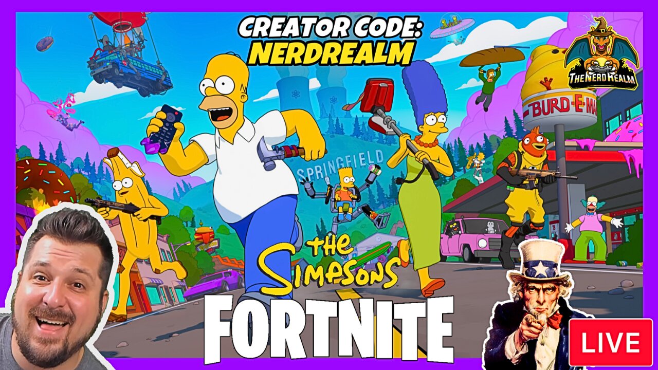Fortnite The Simpsons w/ YOU! Creator Code: NERDREALM 11/20/25