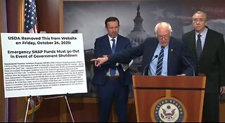 Bernie Sanders Claims Trump Is Manufacturing An Illegal Hunger Crisis