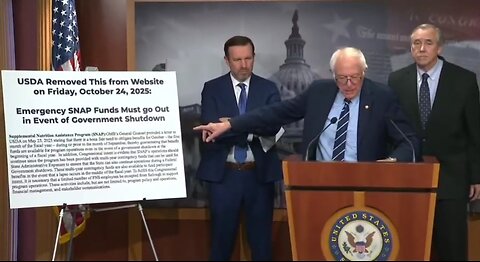 Bernie Sanders Claims Trump Is Manufacturing An Illegal Hunger Crisis