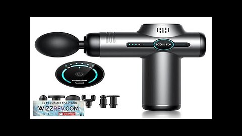 KONKA V1 Massage Gun 6 Speeds Adjustable Gear 6 Massage Heads 3200 Review