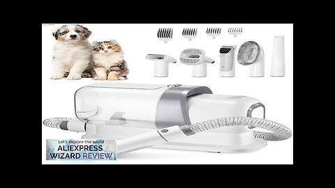 Pet Grooming Kit Vacuum Dog Grooming Clippers Pet Hair Remover with Powerful Review