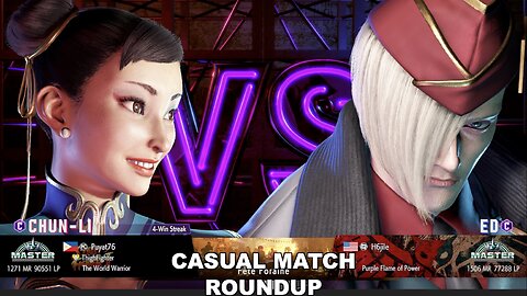 Kuya Kalbo SF6 Custom Match Roundup. Chun Li Master Rank [Hori Fight Stick]