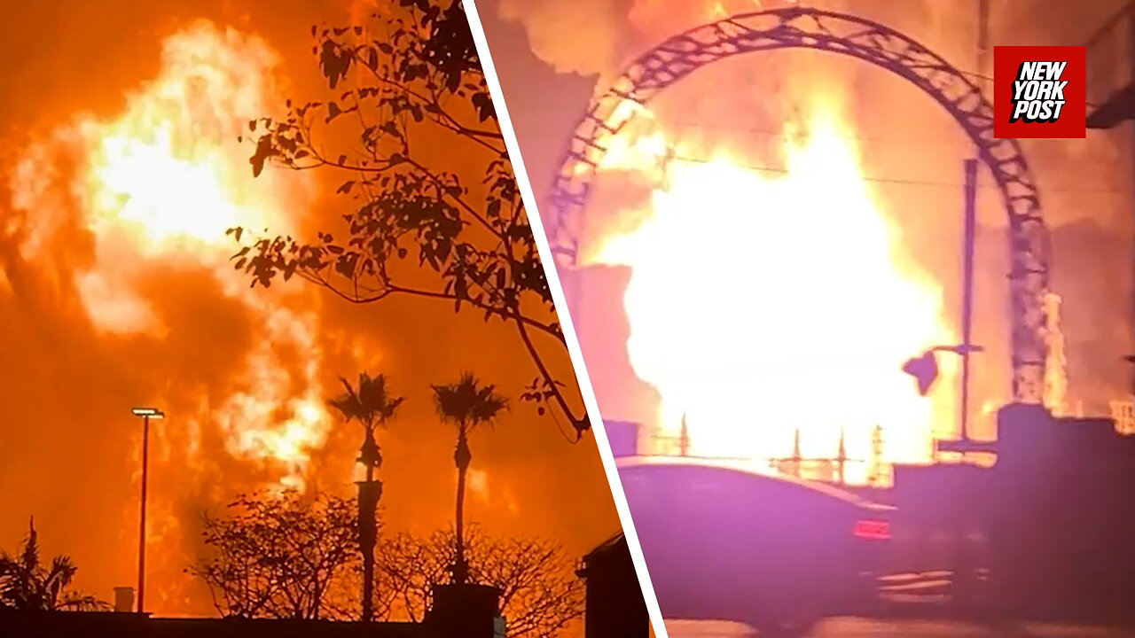 Watch: Massive fireball erupts at Los Angeles oil refinery