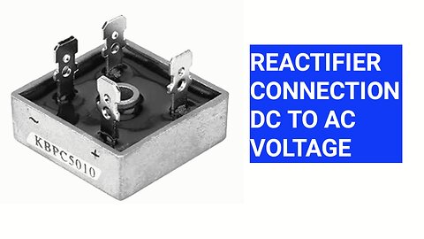 Rectifier connection