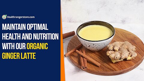 Maintain optimal health and nutrition with our Organic Ginger Latte