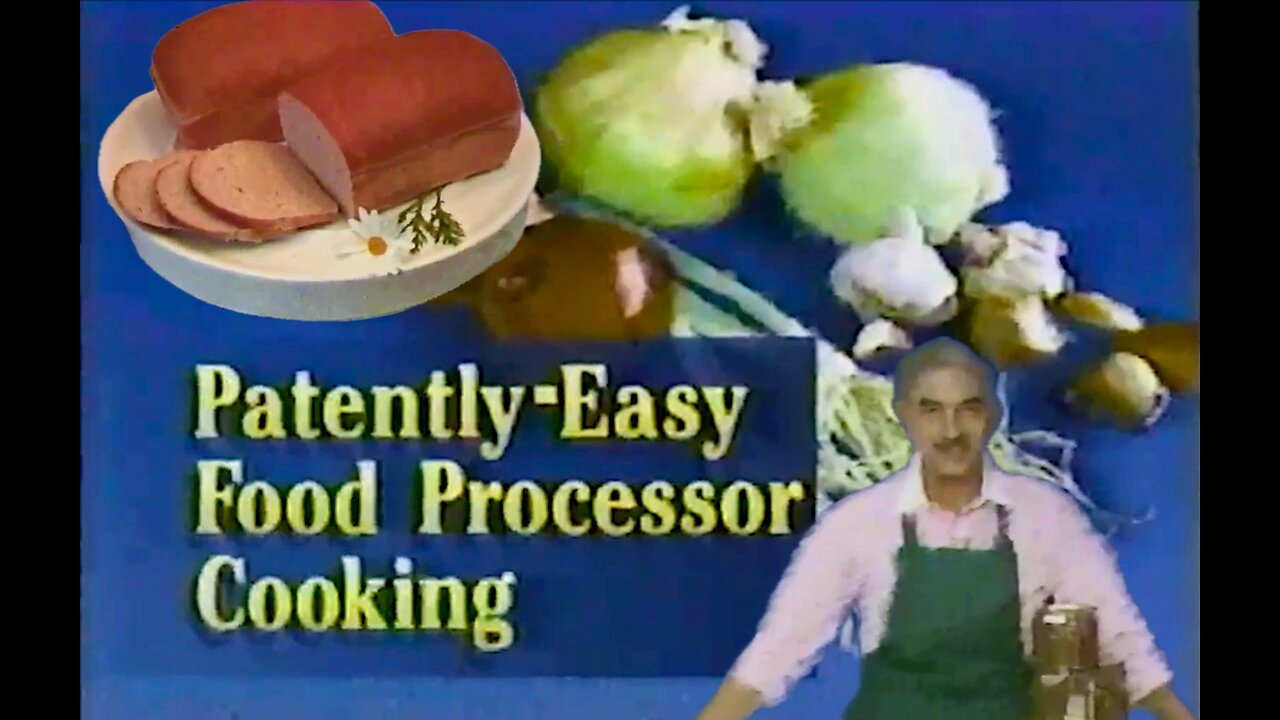 "Making Yeast Dough" 80's Food Processor Cooking Show: Patently Easy [Greg Patent] (1985)