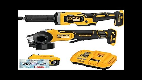 DEWALT 20V MAX Angle Grinder and Die Grinder Cordless 2-Tool Set Review