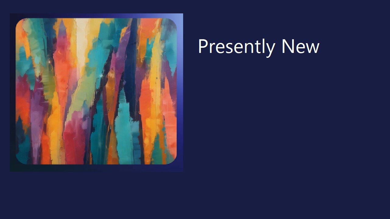 Presently New #music #new #experience