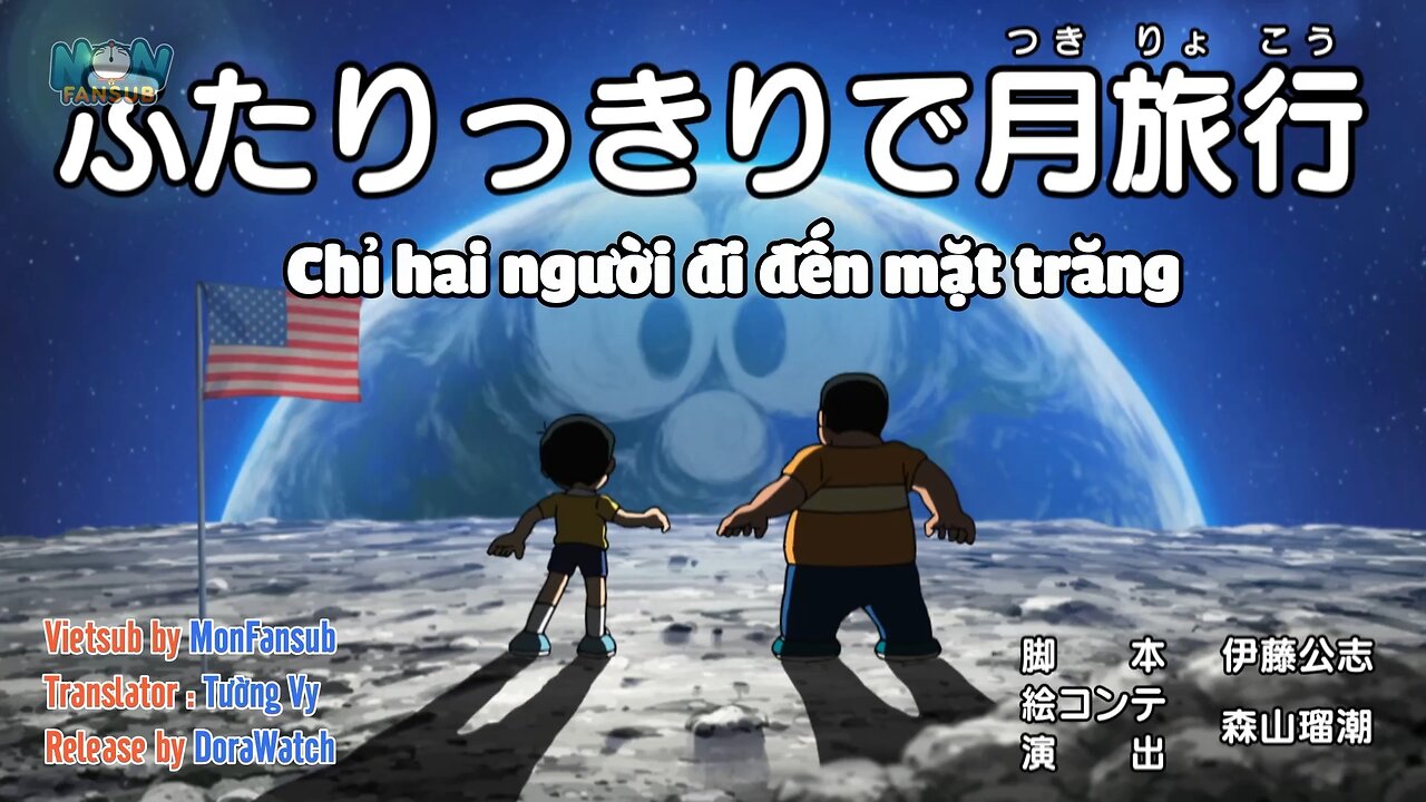 Doraemon Tập 815 - Phần 1 | Chỉ có hai người đi đến mặt trăng