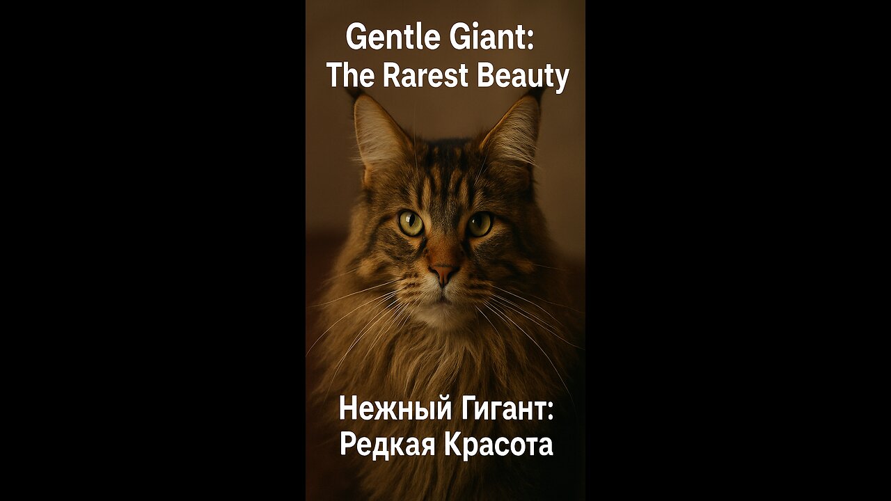 You've never seen a cat like this! ❤️ The Gentle Giant that will steal your heart.