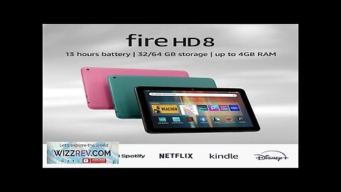 New Amazon Fire HD 8 tablet 8” HD Display 3GB memory 32GB Review