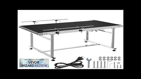 VEVOR Belt Conveyor Length 59-Inch PVC Conveyor Belt Width 23.6-Inch Motorized Conveyor Review