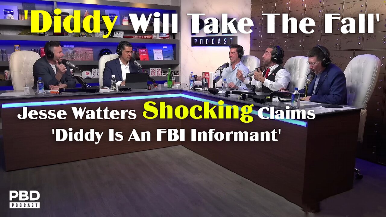 Jesse Watters SHOCKING Claims 'Diddy Is An FBI Informant' | Diddy Will Take The Fall' |RayderMediaTV