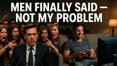 Single Men Are Being Blamed For The Collapse of Society