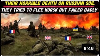 A Large Group of BRITISH and FRENCH Mercenaries Were Blown to Pieces During Their Escape From KURSK