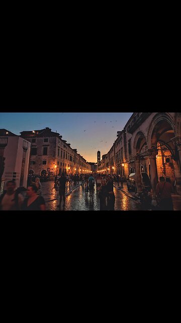 A Silent Evening in the Streets of Croatia | Old Town Calm & Adriatic Mood