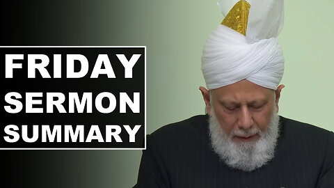 Huzoor's Friday Sermon | 14 Nov 2025
