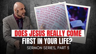 PUTTING CHRIST FIRST REQUIRES SACRIFICE, SEPARATION, AND BEING SET (PART 1)