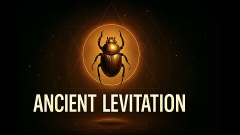 ANCIENT LEVITATION: Scarab Beetle Tech & Lost Knowledge