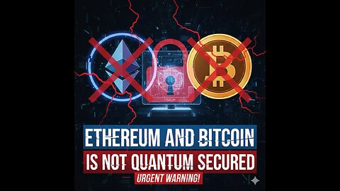 Ethereum and Bitcoin is NOT quantum secured