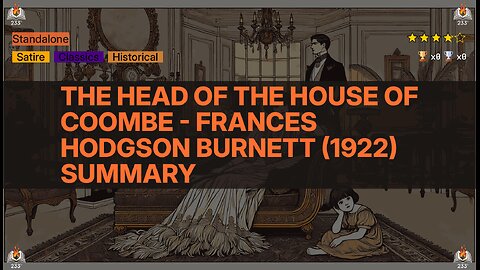 The Head of the House of Coombe - Frances Hodgson Burnett (1922) Summary