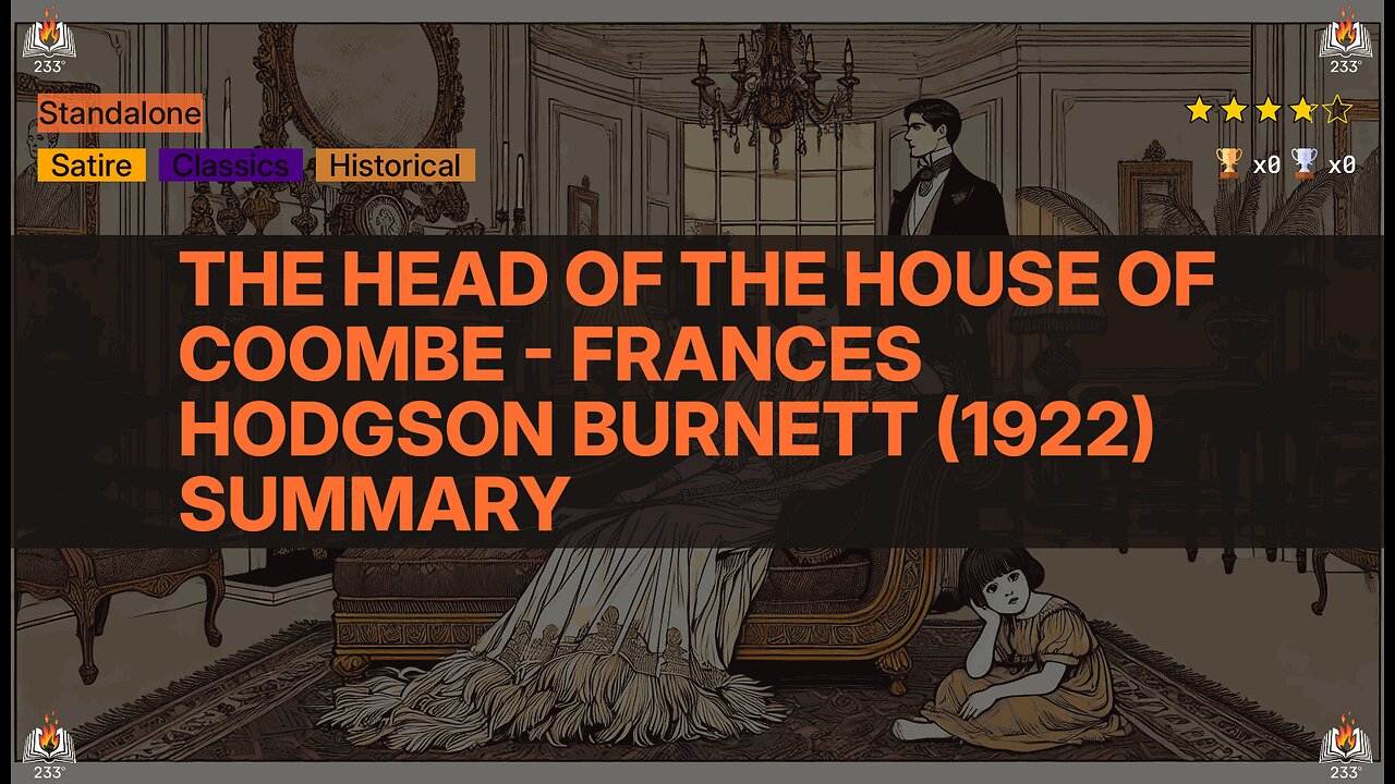 The Head of the House of Coombe - Frances Hodgson Burnett (1922) Summary