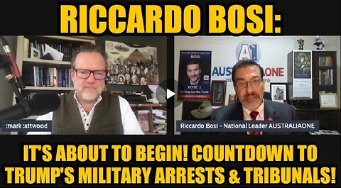 Riccardo Bosi: It's About to Begin! Countdown to Trump's Military Arrests & Tribunals!