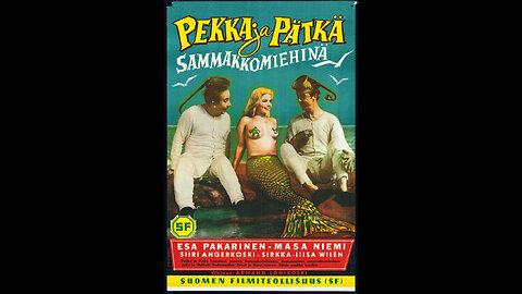 (1957) Pekka ja Pätkä sammakkomiehinä.