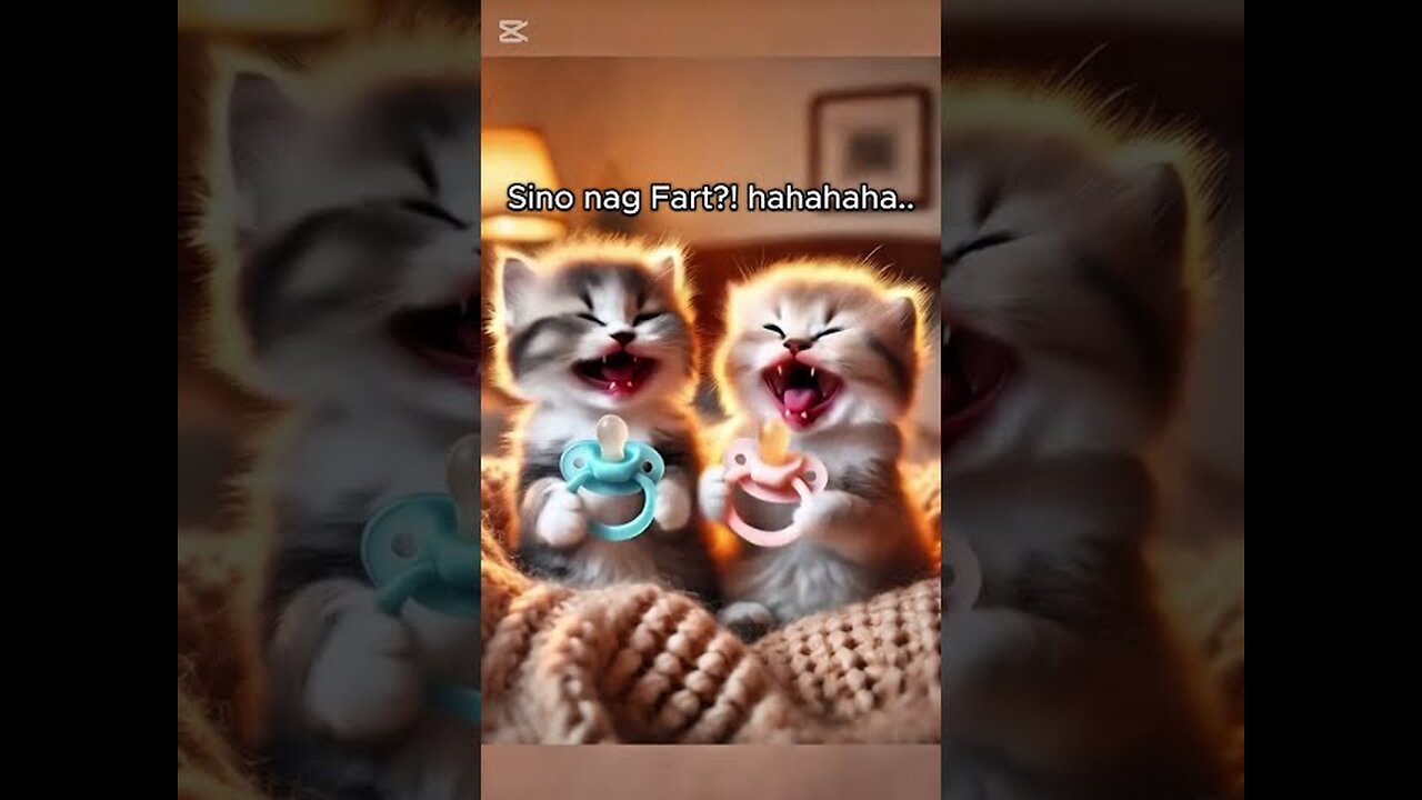 Meet the Farting AI Baby Cat! Cutest Cat Ever #LodiBotPh #animation #funny #youtubeautomation
