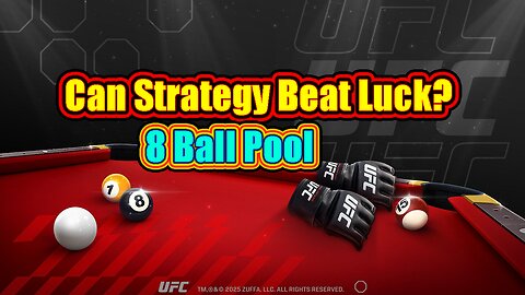 🎱 Can Strategy Beat Luck? An 8 Ball Pool Experiment