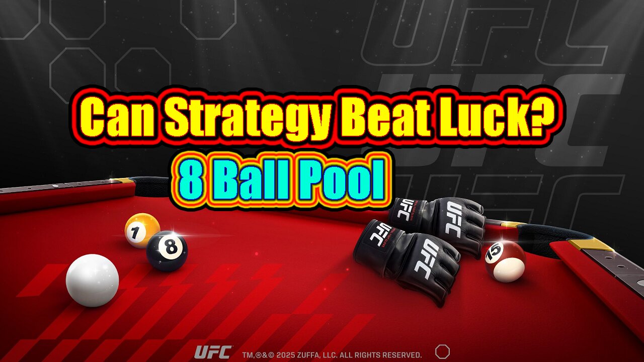 🎱 Can Strategy Beat Luck? An 8 Ball Pool Experiment