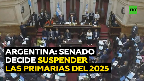 Senado de Argentina aprueba la suspensión de las elecciones primarias en 2025