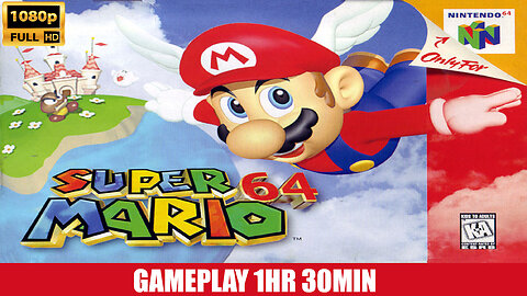 Super Mario 64 -Nintendo 64 - Gameplay