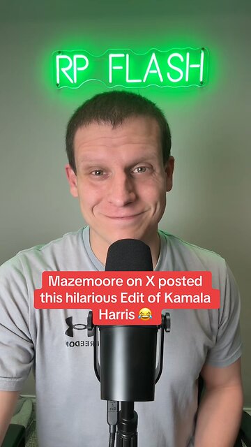 Mazemoore posted this hilarious edit of Kamala Harris on X 😂