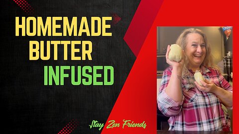From Cream to Butter | Mindful Homemade Butter Tutorial (Stay Zen Friends)