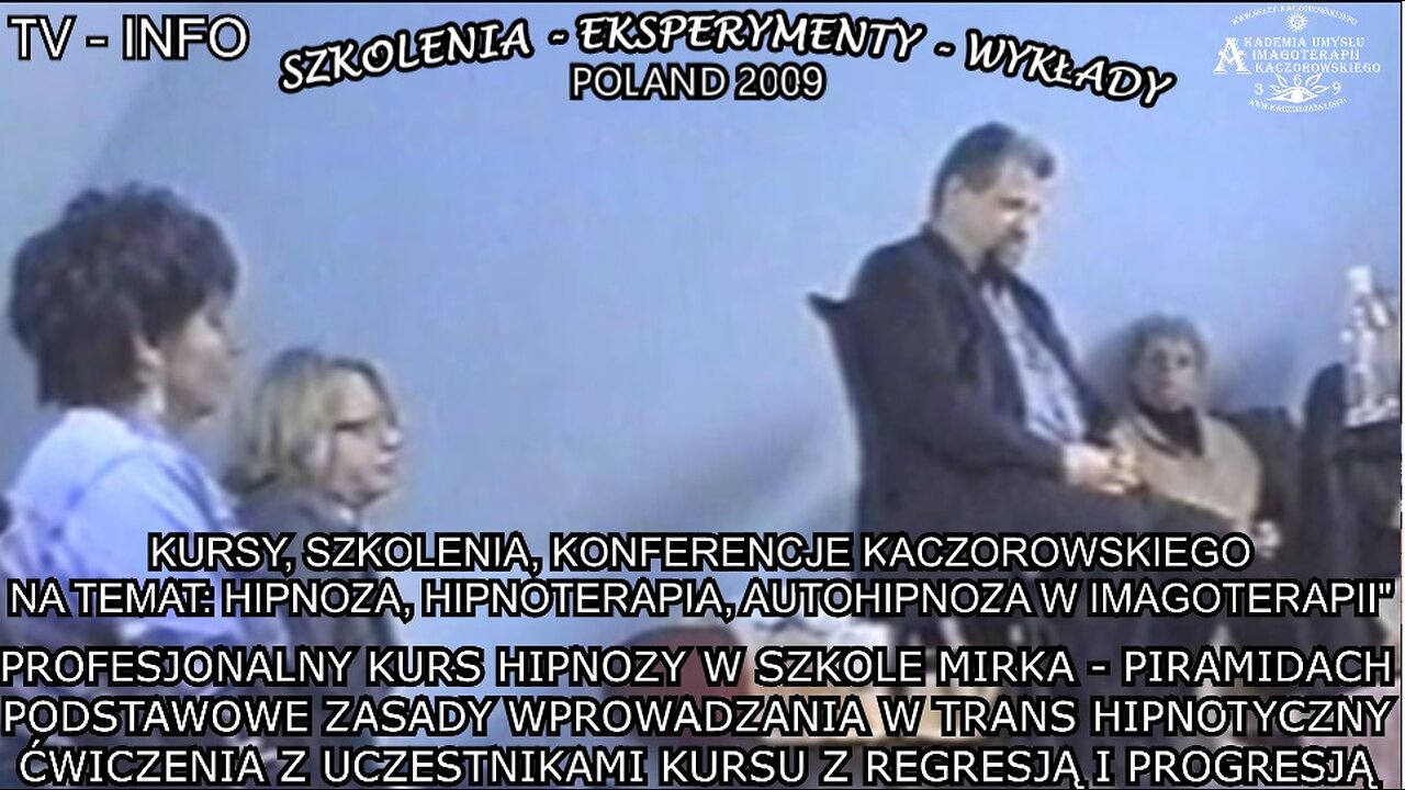 PROFESJONALNY KURS HIPNOZY W SZKOLE MIRKA - PIRAMIDACH. PODŚTAWOWE ZASADY WPROWADZANIA W TRANS HIPNOTYCZNY.