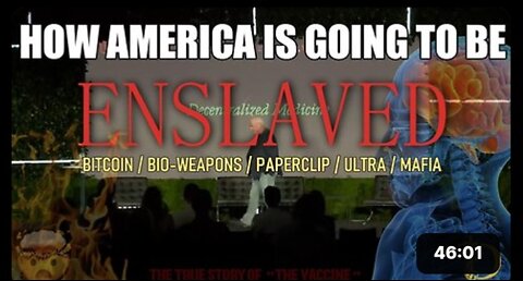 How America Will Be Enslaved