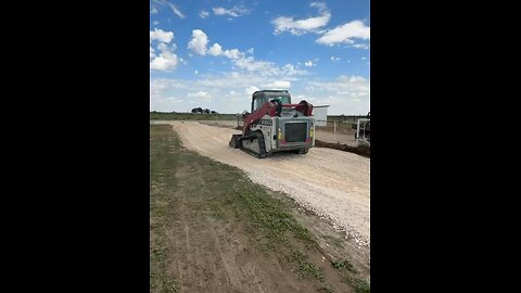 Building a caliche driveway