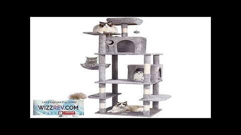 VEVOR Cat Tree 68.5" Cat Tower with Cat Condos Sisal Scratching Post Review