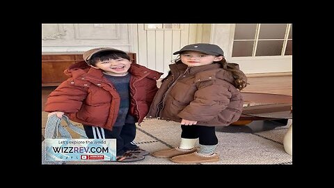 Boys Girls Down Jackets Winter White Duck Down Warm Solid Hooded Coat Review