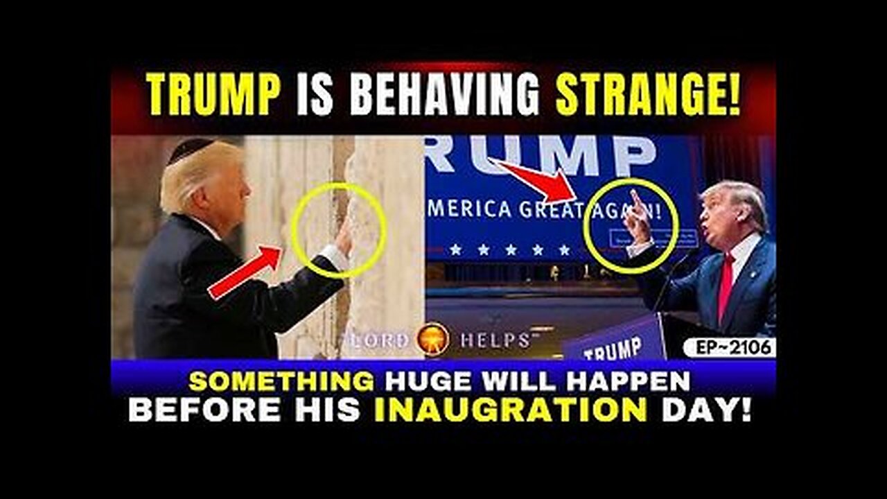 TRUMP IS BEHAVING STRANGE NOW! Shocking Footage