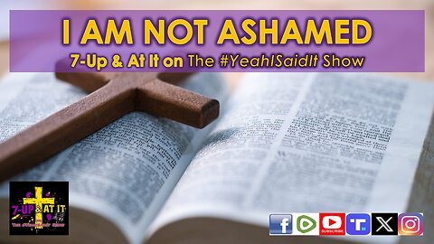 WORD OF THE DAY: ROMANS 10:11 - I AM NOT ASHAMED