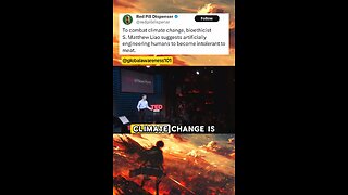 "bioethicist" suggests geoengineering humans so we don't eat meat to "save the planet".