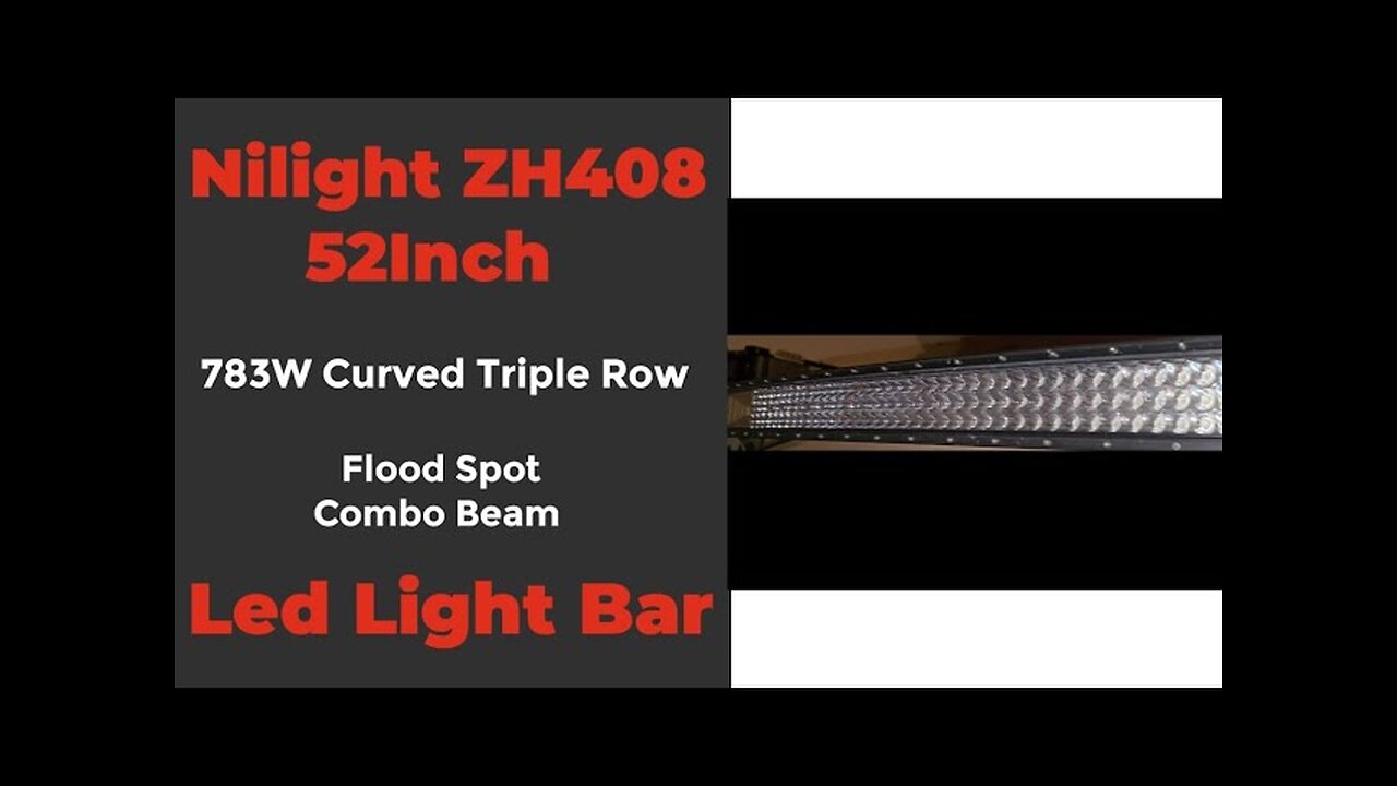 Light Up the Road with the Nilight ZH408 52-Inch Curved LED Bar | Flood & Spot Combo | Amazon Finds