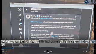 Wouldn't Hold Your Breath On Much From The jesuit orange Tool, His Masters Need The Loosh Value So!