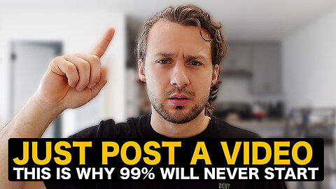 Why 99% of People Never Start a YouTube Channel (And How to Fix It)