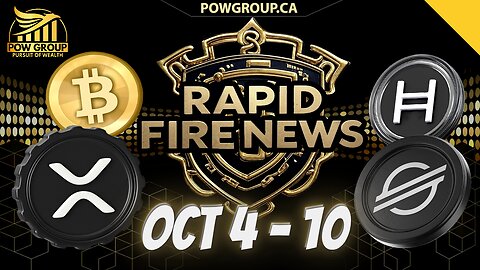 Crypto News Weekly Recap & Rapid Fire Updates (October 4 - 10, 2025)