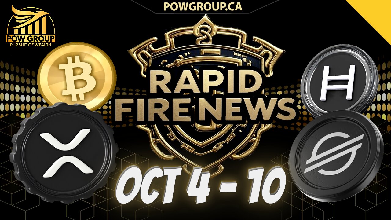 Crypto News Weekly Recap & Rapid Fire Updates (October 4 - 10, 2025)