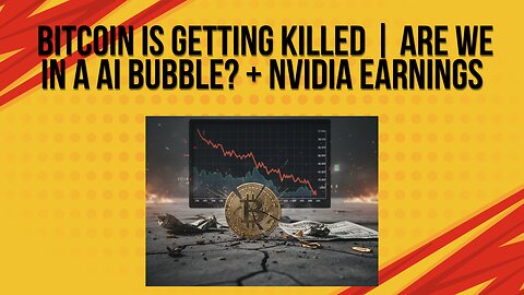 Bitcoin is getting killed + Are we in an AI bubble? + Nvidia earnings