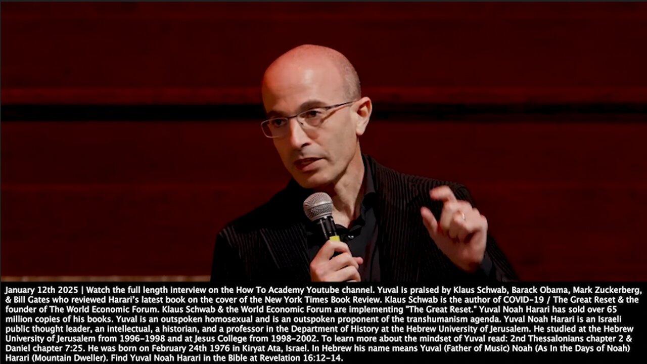 Yuval Noah Harari | "We Are Now At a Moment of Greater Change Than Any Previous Time In History." + "History Began When Humans Invented Gods & History Will End When Humans Become Gods." - Yuval Noah Harari